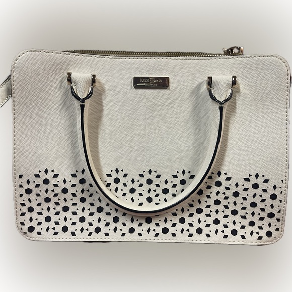 kate spade ♠️ white shoulder bag - Picture 1 of 11